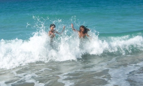 Joy and fun on the beach ...... swimming, relaxing, hiking, dreaming ....